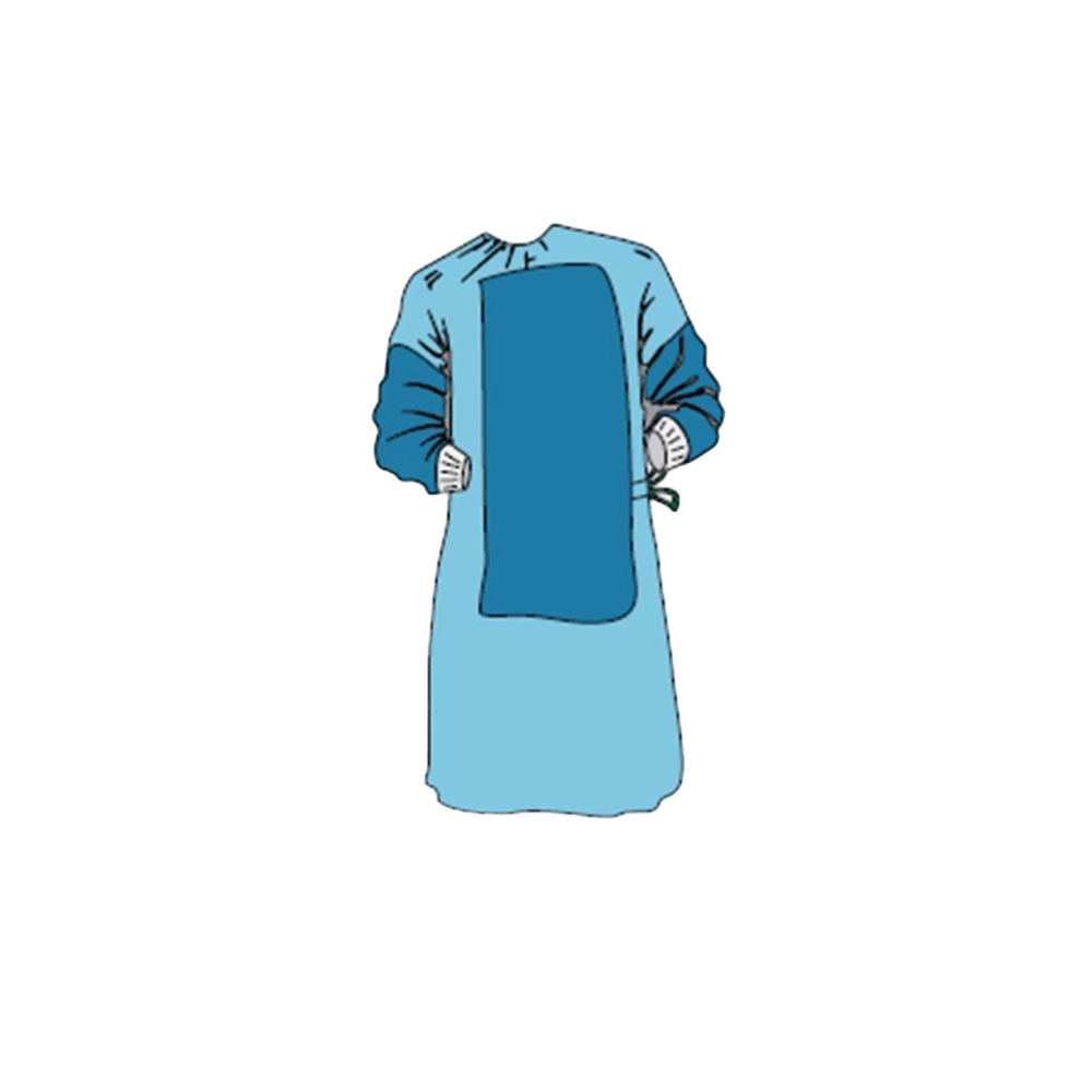 Bata Estéril Quirúrgica Reforzada Unidix. Bata Estéril Quirúrgica Reforzada Unidix.