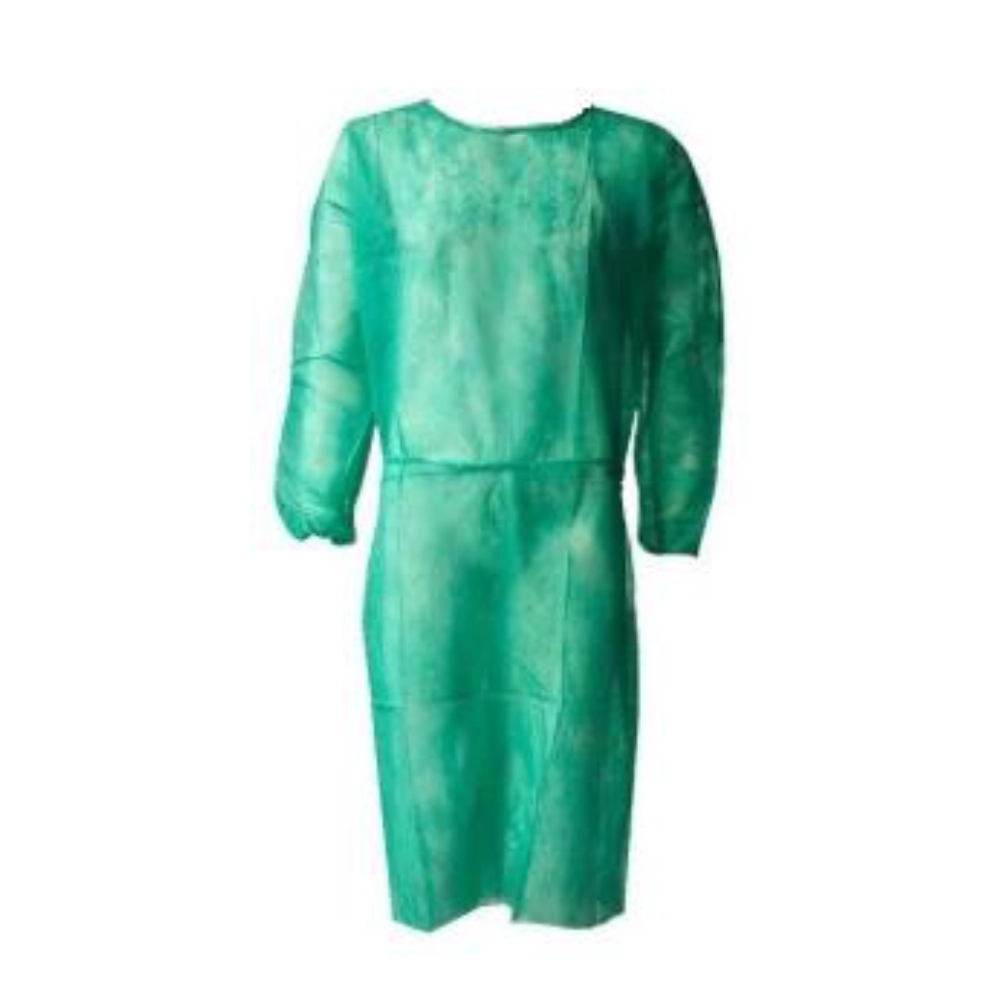 Bata Verde Protección Manga Larga Unidix