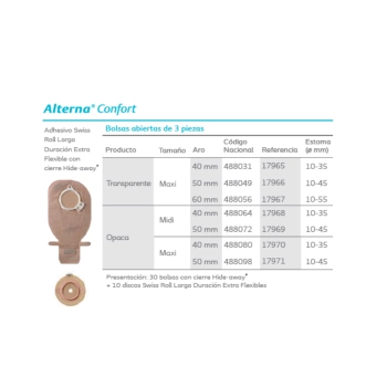 Bolsa Alterna Abierta Con Aro 3 Piezas Bolsa Alterna Abierta Con Aro 3 Piezas