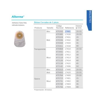 Bolsa Cerrada Mini 1 Pieza