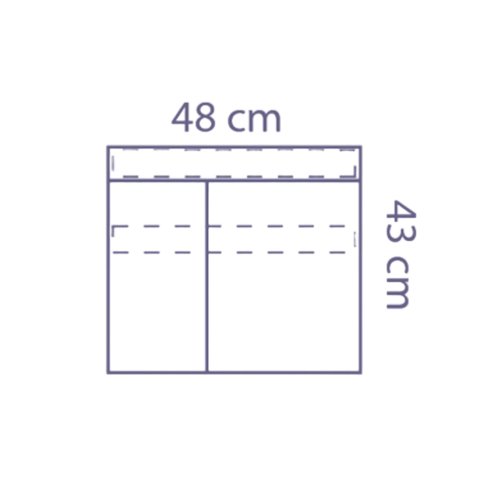 Bolsa de instrumental con 2 compartimentos Bolsa de instrumental con 2 compartimentos