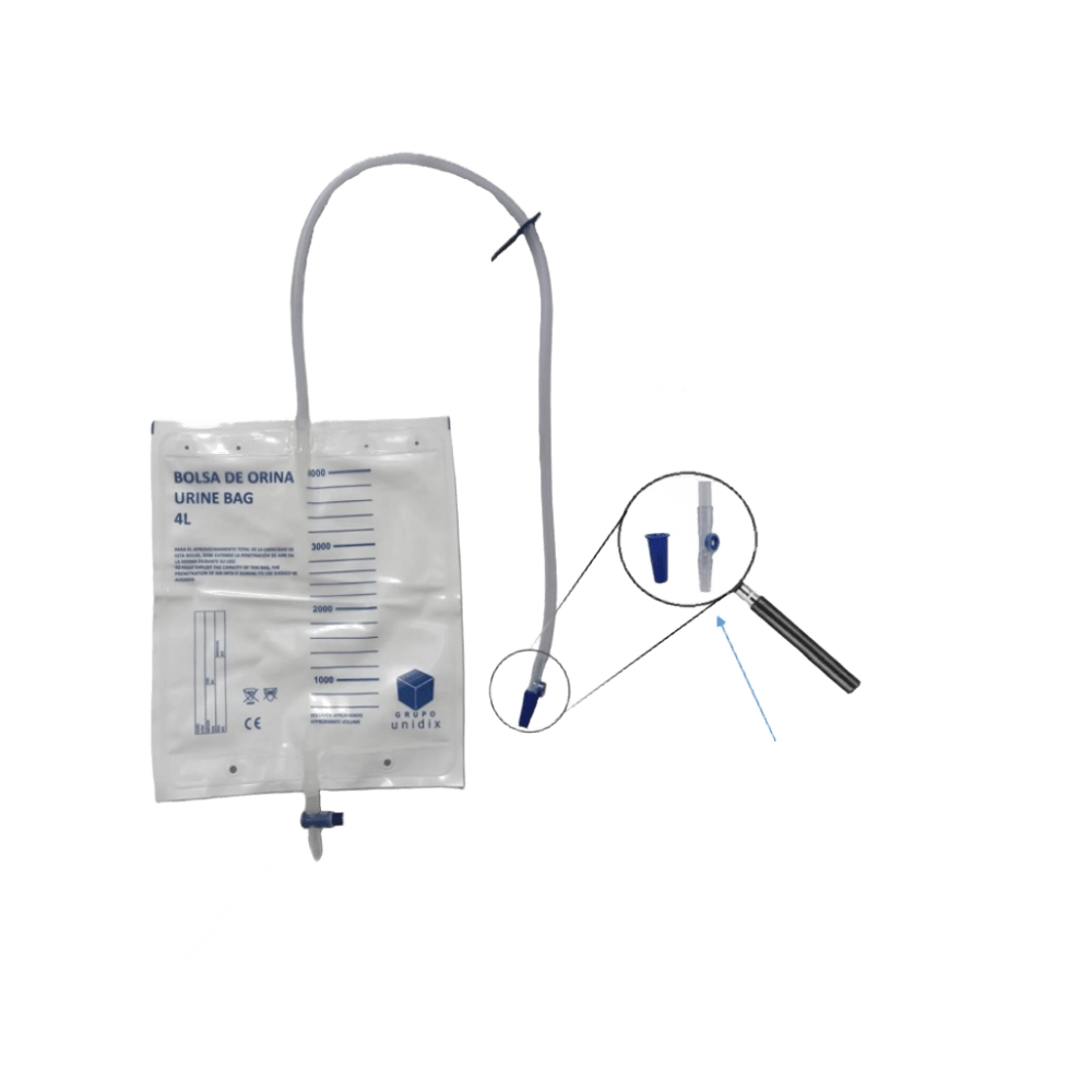Bolsa Orina Grifo 4 Litros Unidix Esteril Y No Esteril Bolsa Orina Grifo 4 Litros Unidix Esteril Y No Esteril
