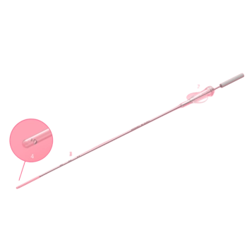 Cánula De Inseminación Con Mango De Acero Cánula De Inseminación Con Mango De Acero