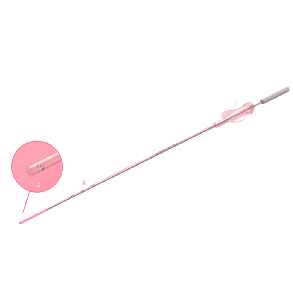 Cánula De Inseminación Con Mango De Acero