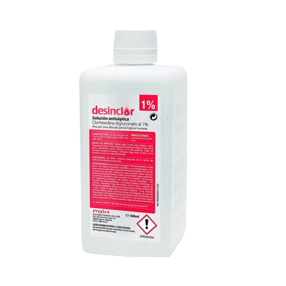 Desinclor Clorhexidina Rojo