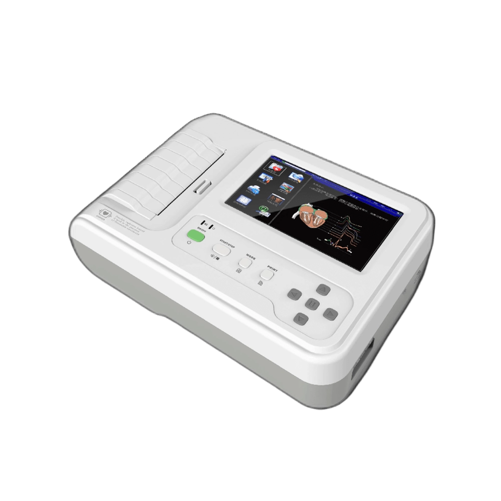 ELECTROCARDIOGRAFO 6 CANALES CON INTERPRETACION