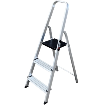 Escalera De Aluminio 3 Peldaños Antideslizante Plegable Escalera De Aluminio 3 Peldaños Antideslizante Plegable