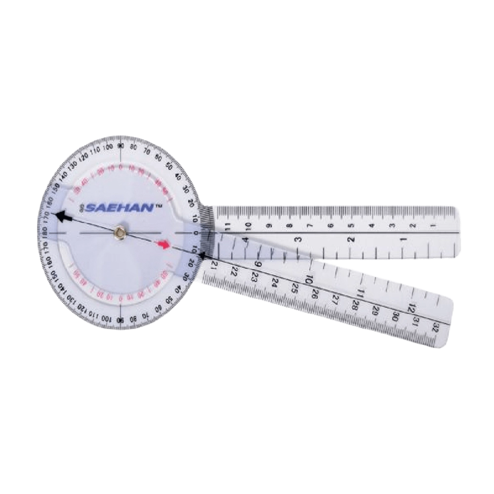 GONIOMETRO PLASTICO 20 CM GONIOMETRO PLASTICO 20 CM