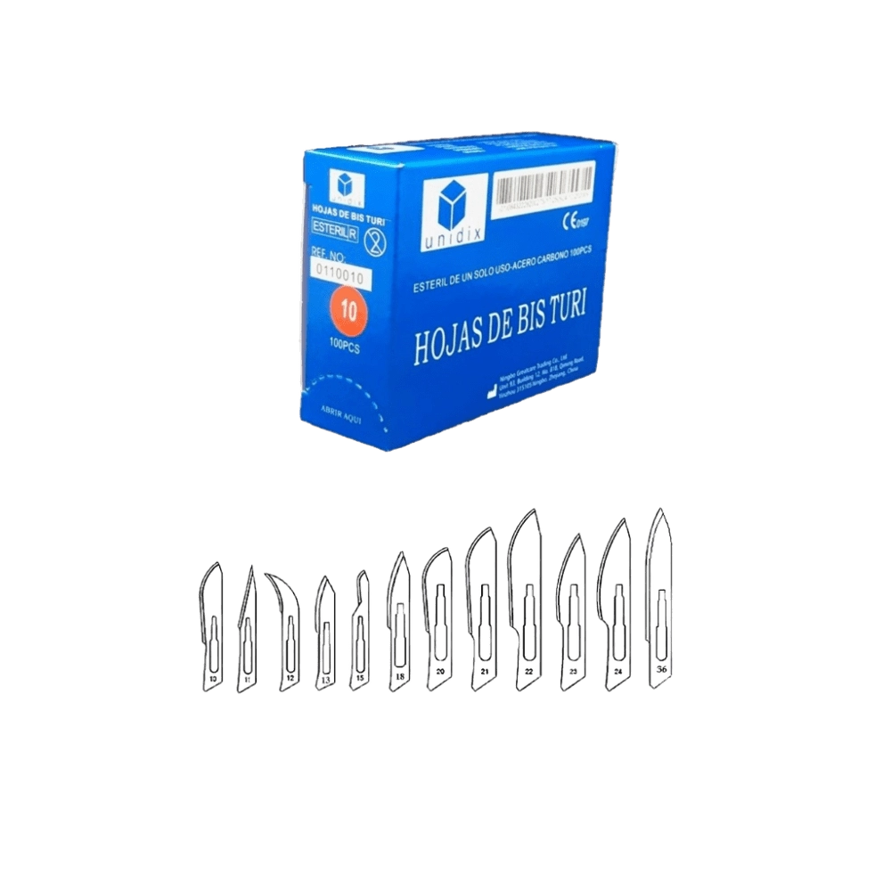 Hoja Bisturí estéril Unidix Hoja Bisturí estéril Unidix