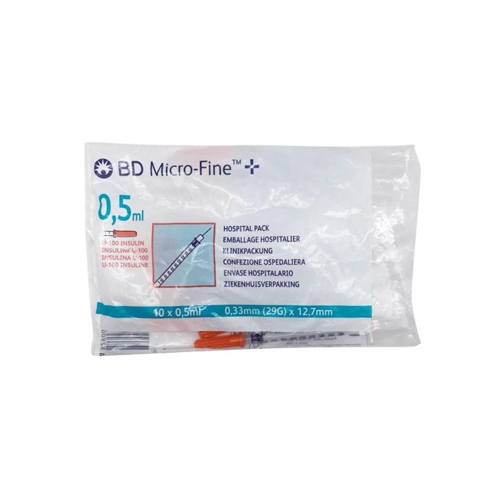 Jeringa Insulina Microfine Con Aguja
