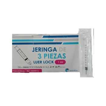 Jeringas 3 Cuerpos Luer Lock Unidix Jeringas 3 Cuerpos Luer Lock Unidix