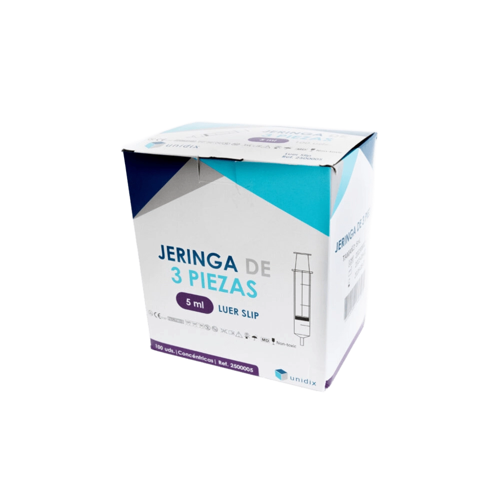 Jeringas 3 Cuerpos UNIDIX Jeringas 3 Cuerpos UNIDIX