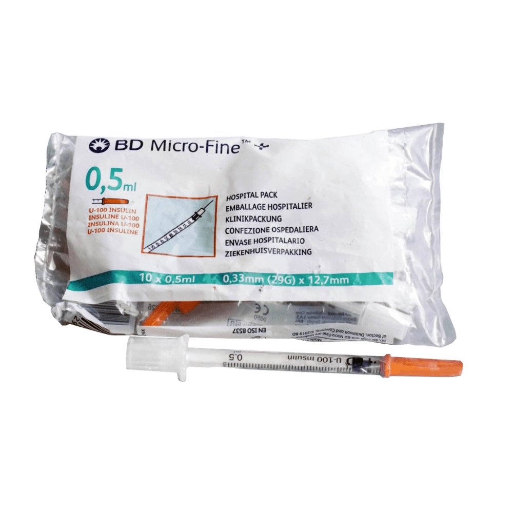 Jeringas Insulina Microfine Con Aguja Jeringas Insulina Microfine Con Aguja