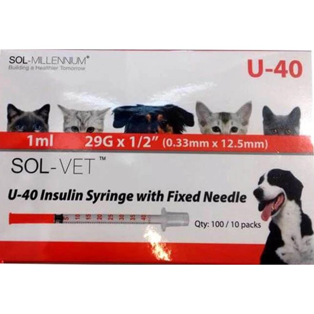 Jeringas Insulina Sol Vet