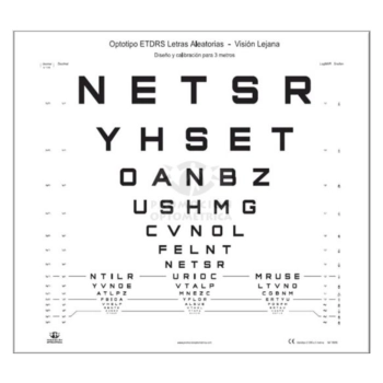 Lamina Optotipo Letras Aleatorias Lamina Optotipo Letras Aleatorias