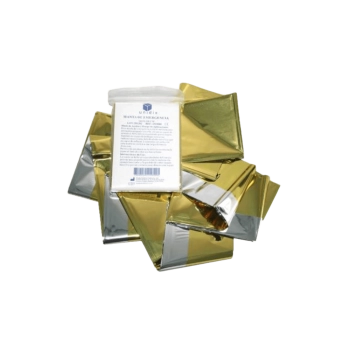 Manta Termoaislante Oro/Plata Unidix Manta Termoaislante Oro/Plata Unidix