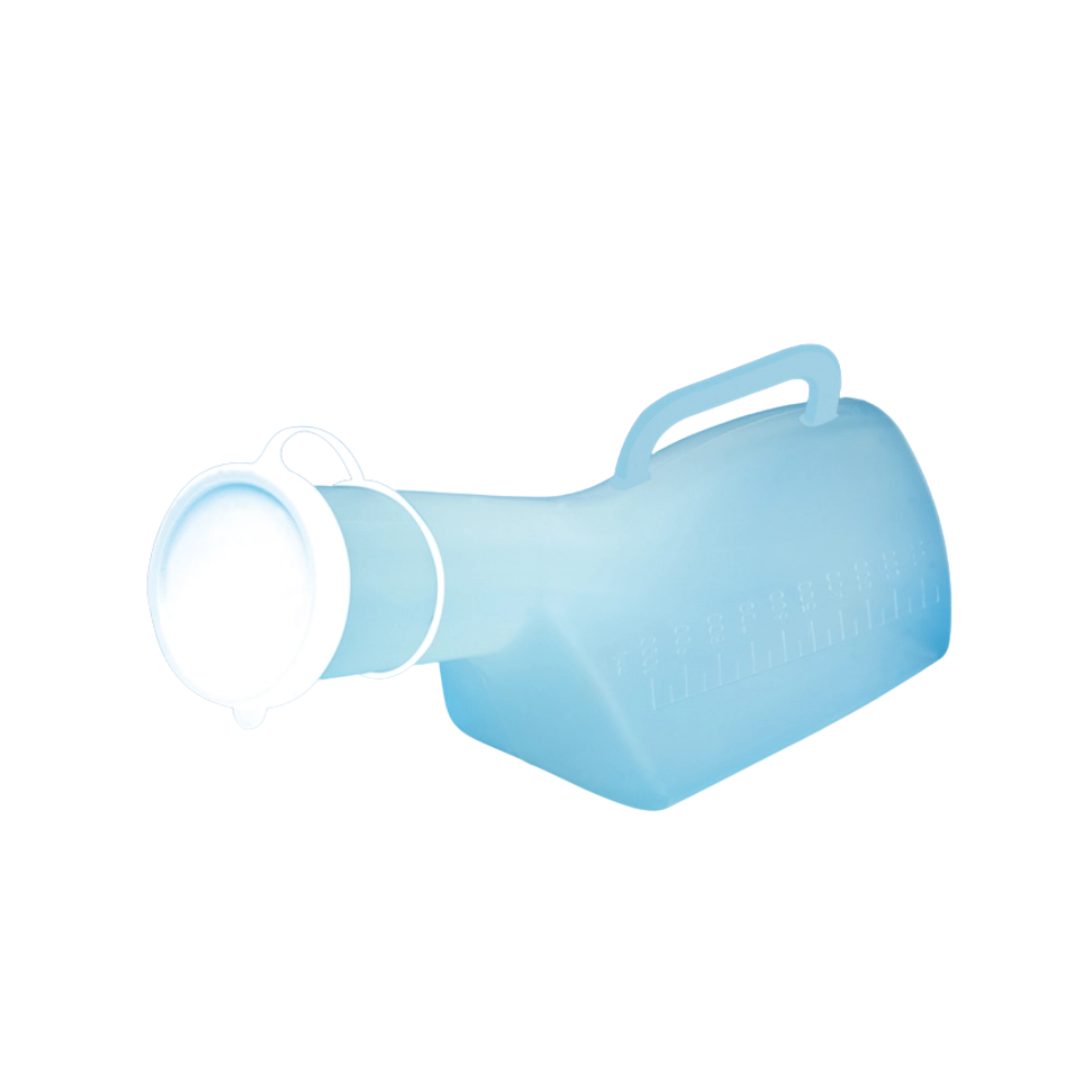 Orinal masculino con tapa