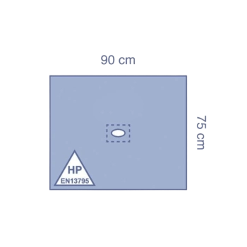 Paño Estéril Impermeable Fenestrado Adhesivo Medline Paño Estéril Impermeable Fenestrado Adhesivo Medline