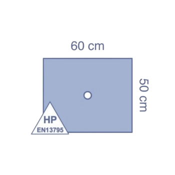 Paño Estéril Impermeable Fenestrado Medline 50x60