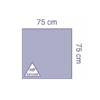 Paño Estéril Impermeable sin Fenestra sin Adhesivo 75x75 Paño Estéril Impermeable sin Fenestra sin Adhesivo 75x75