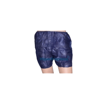 Pantalón Corto Tipo Bóxer Azul