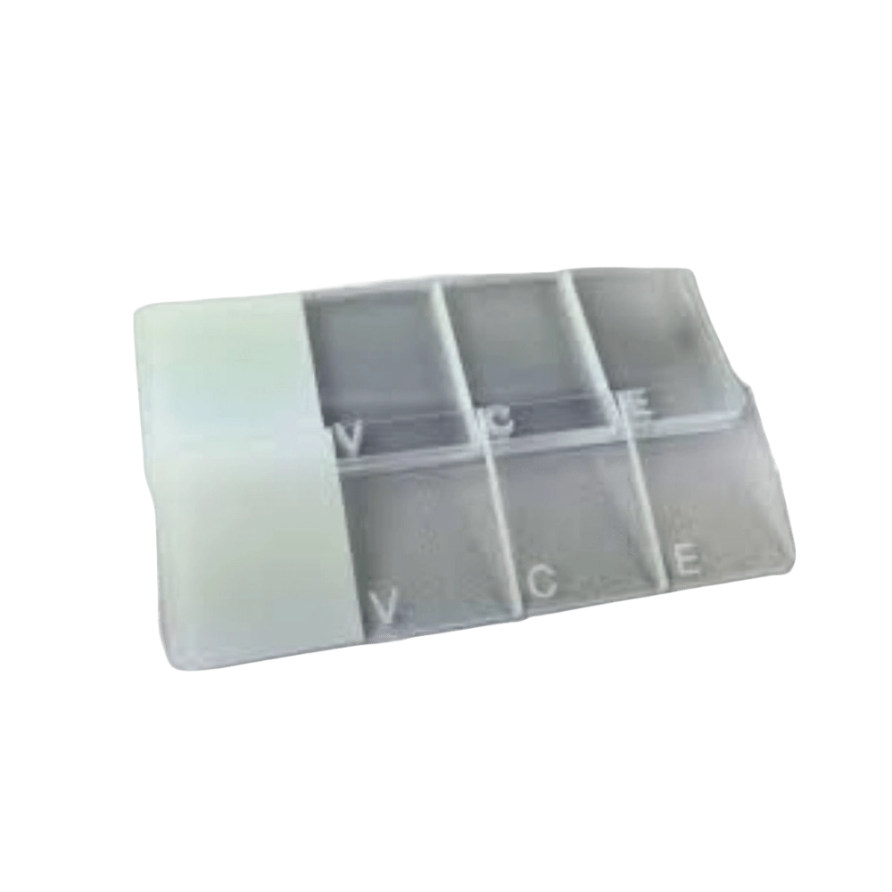 Porta Objetos Esmerilado Banda Mate 3 Campos