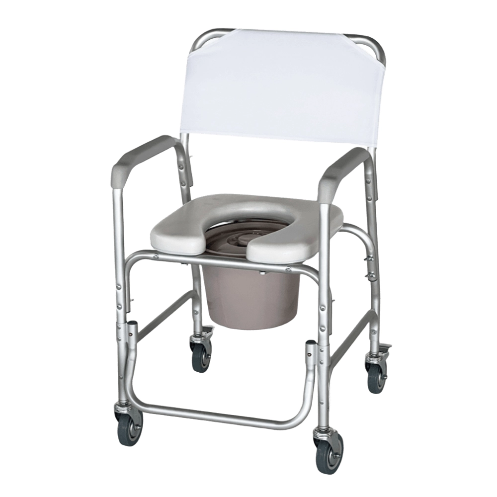 Silla Ducha Y WC Asiento En U Con Ruedas