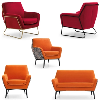 Sillon 1 Plaza Monza Patas de Madera Nogal Claro Sillon 1 Plaza Monza Patas de Madera Nogal Claro