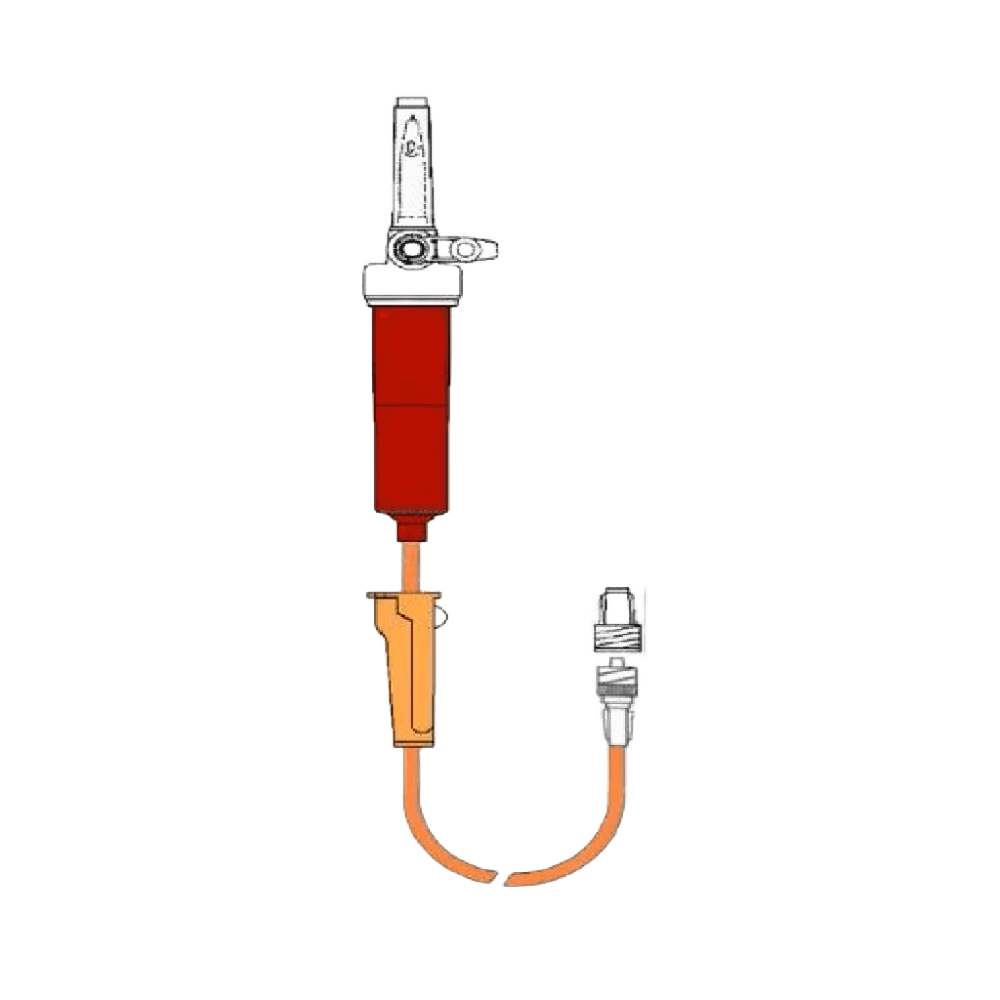 Sistema de suero opaco con filtro Sistema de suero opaco con filtro