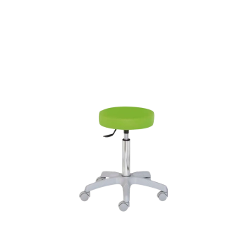 Taburete Acero Giratorio Bajo 5 Ruedas Taburete Acero Giratorio Bajo 5 Ruedas