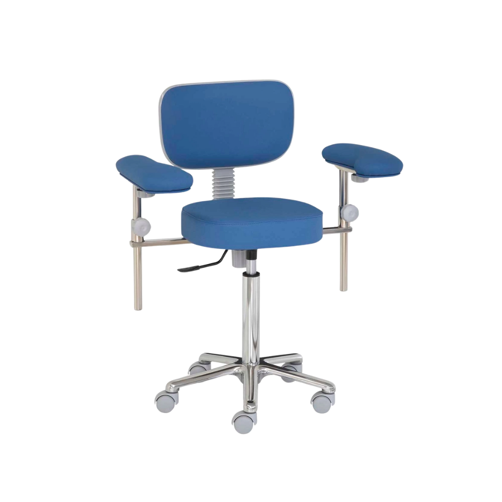 Taburete Giratorio Respaldo Y Reposabrazos Acero Taburete Giratorio Respaldo Y Reposabrazos Acero