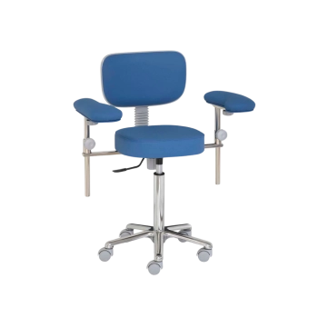 Taburete Giratorio Respaldo Y Reposabrazos Acero Taburete Giratorio Respaldo Y Reposabrazos Acero