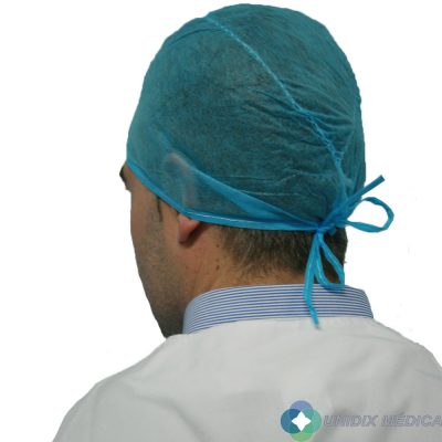 Gorro desechable de cirujano con cintas Unidix ®